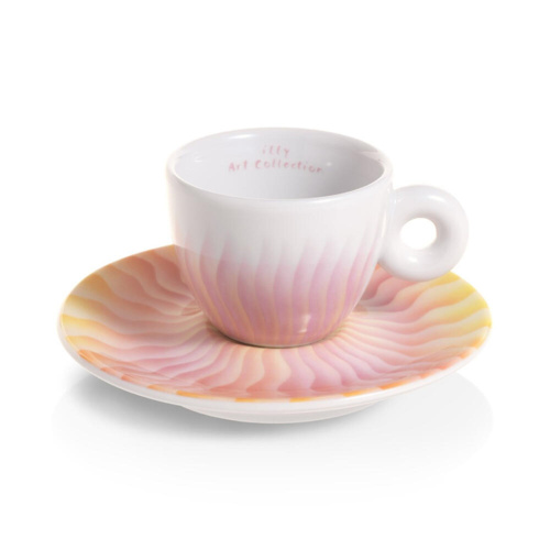 illy Art Collection Judy Chicago Espresso Kop en Schotel 4 stuks