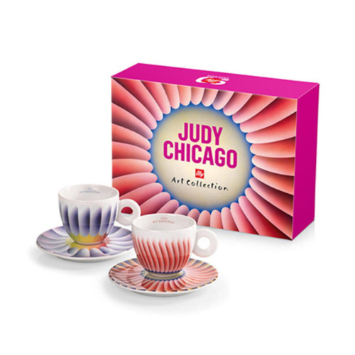illy Art Collection Judy Chicago Espresso Kop en Schotel 2 stuks