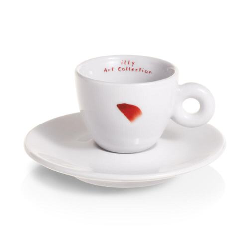 illy Art Collection Lee Ufan Espresso Kop en Schotel 2 stuks