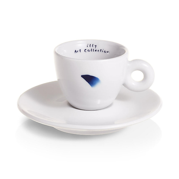 illy Art Collection Lee Ufan Espresso Kop en Schotel 2 stuks