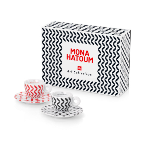 illy Art Collection Mona Hatoum Espresso Kop en Schotel 2 stuks