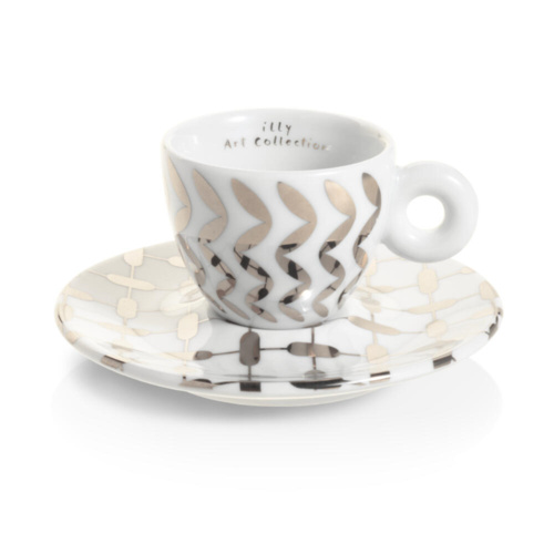 illy Art Collection Mona Hatoum Espresso Kop en Schotel 6 stuks