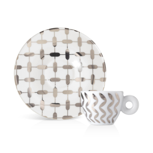 illy Art Collection Mona Hatoum Espresso Kop en Schotel 6 stuks