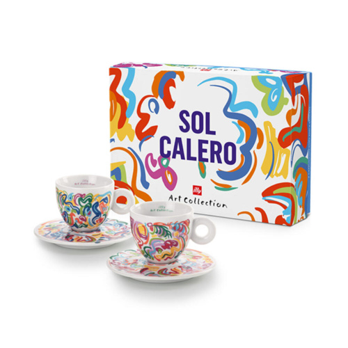 illy Art Collection Sol Calero 2025 Cappuccino Kop en Schotel 2 stuks