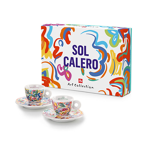 illy Art Collection Sol Calero 2025 Espresso Kop en Schotel 2 stuks