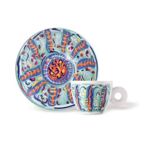 illy Art Collection Sol Calero 2025 Espresso Kop en Schotel 4 stuks