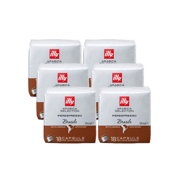 illy Capsules Iperespresso Arabica Selection Brasile 6 stuks