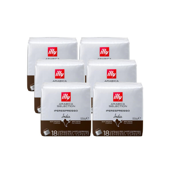 illy Capsules Iperespresso Arabica Selection India 6 stuks