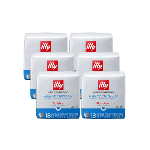 illy Capsules Iperespresso Cafeinevrij 6 stuks