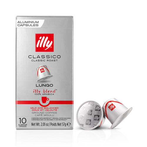 illy Capsules Nespresso Compatible Classico Lungo 10 stuks