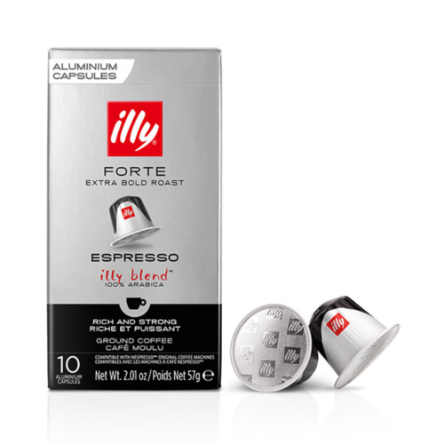 illy Capsules Nespresso Compatible Forte 10 stuks