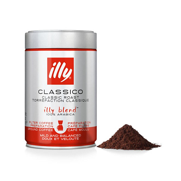 illy Gemalen Filterkoffie Classico 250 gram