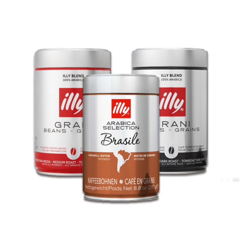 illy Koffiebonen Basic Proefpakket 750 gram