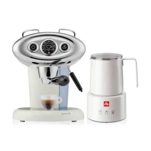 illy X7.1 en Melkopschuimer Bundel Wit