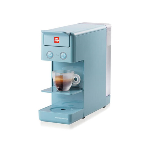 illy Y3.3 en Melkopschuimer Bundel Lichtblauw