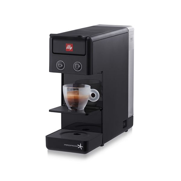 illy Y3.3 en Melkopschuimer Bundel Zwart