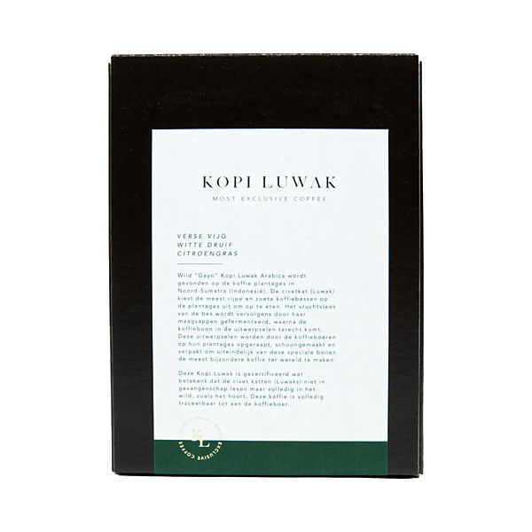 Kopi Luwak Koffiebonen 125 gram