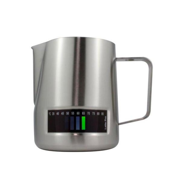 Latte Pro Melkkan Met Thermometer 0,48L RVS