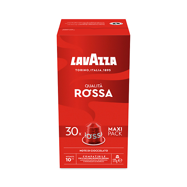 Lavazza Qualità Rossa Espresso Capsules – Compatible With Nespresso Original, 80 Count