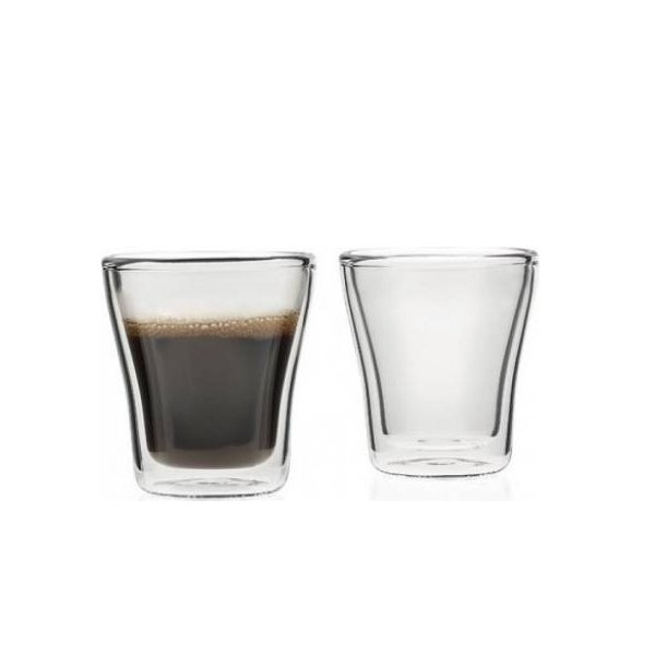 Leonardo Duo Dubbelwandige Espresso Glazen Set van 2 stuks 85ml