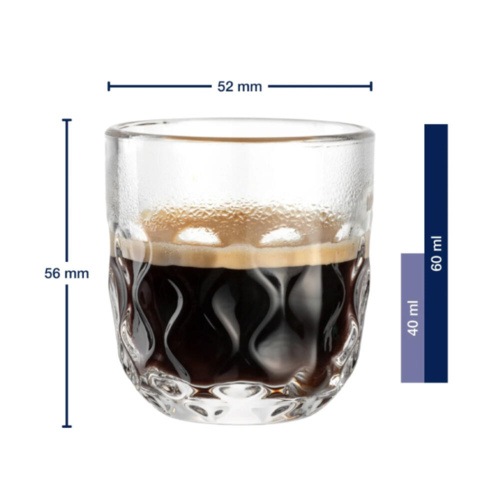 Leonardo Gocce Espresso Glas 60 ml 2 stuks