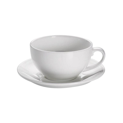 Maxwell & Williams White Basics Cappuccino Kop en Schotel