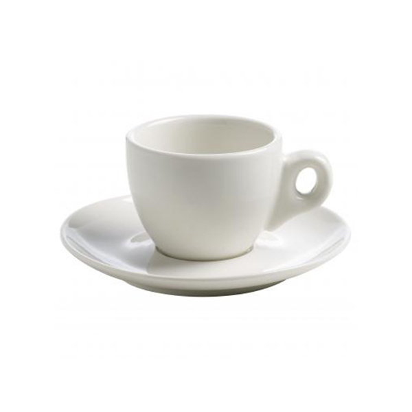 Maxwell & Williams White Basics Espresso Kop en Schotel