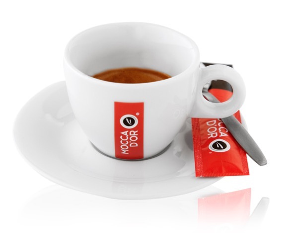 Mocca dor Espresso kop en schotel