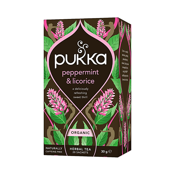 Pukka Thee Peppermint & Licorice Biologisch 20 Zakjes