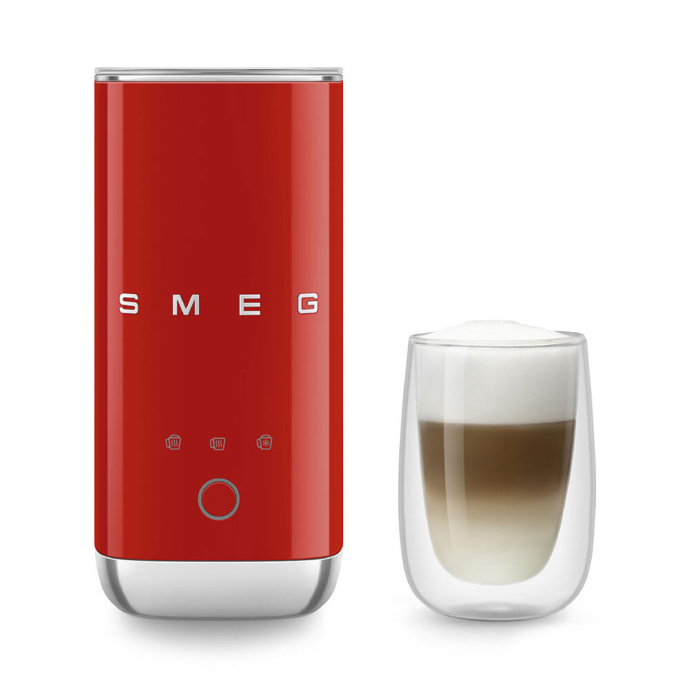 Smeg Elektrische Melkopschuimer Rood
