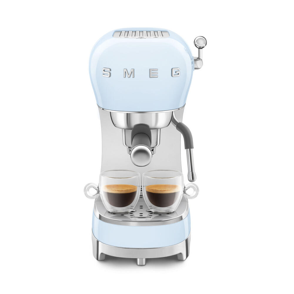 Smeg Espresso Koffiemachine Pastelblauw