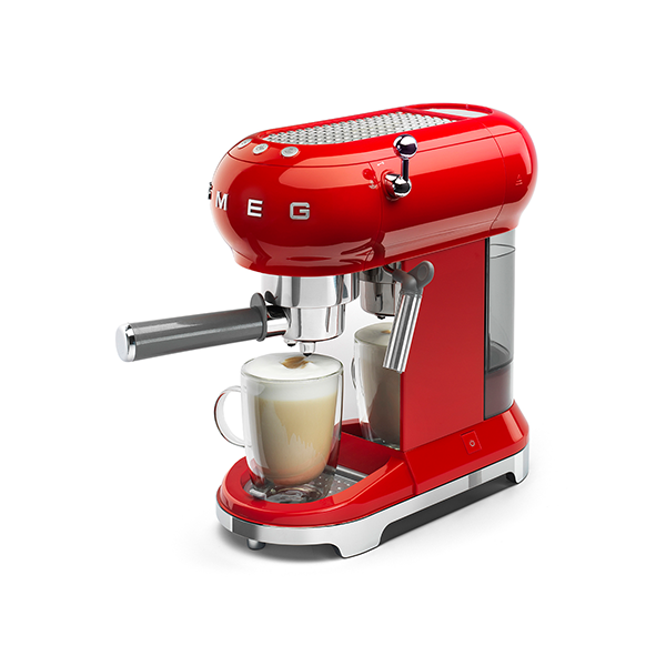 Smeg Espressomachine Rood