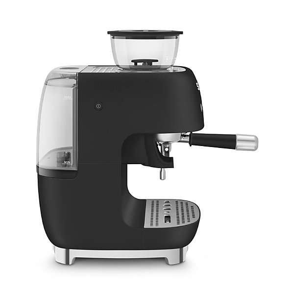 Smeg Halfautomatische Espressomachine Mat Zwart