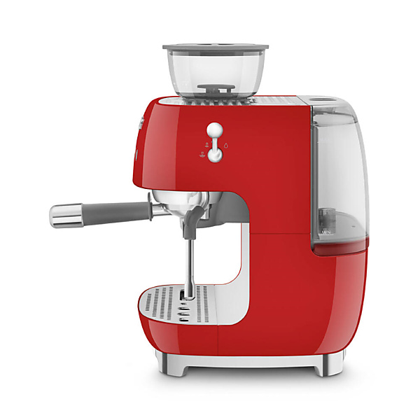 Smeg Halfautomatische Espressomachine Rood