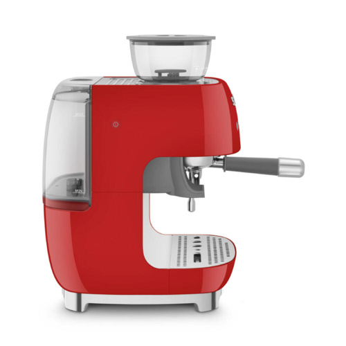 Smeg Halfautomatische Espressomachine Rood