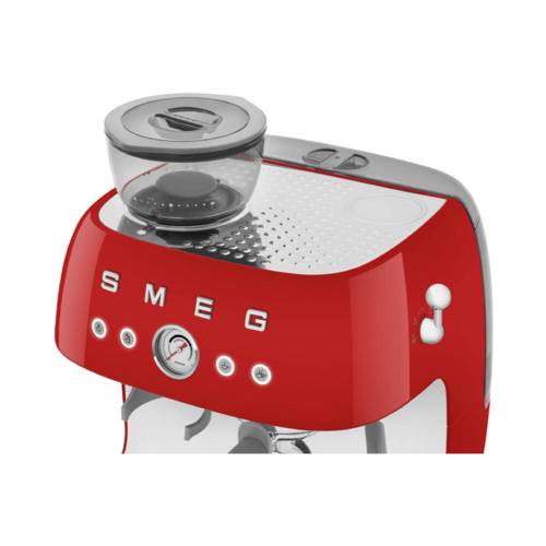 Smeg Halfautomatische Espressomachine Rood