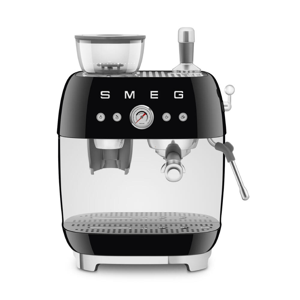 Smeg Halfautomatische Espressomachine Zwart