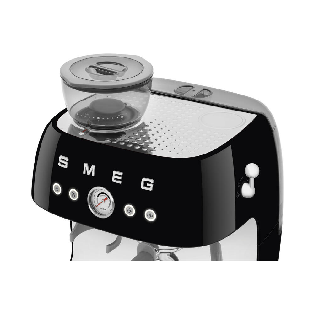 Smeg Halfautomatische Espressomachine Zwart