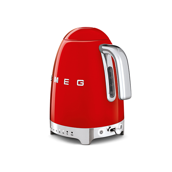 Smeg Variabele Waterkoker Rood