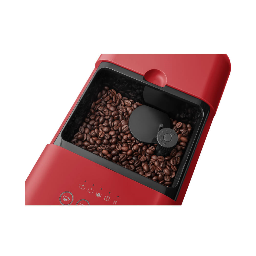 Smeg Volautomatische Koffiemachine Basic Rood
