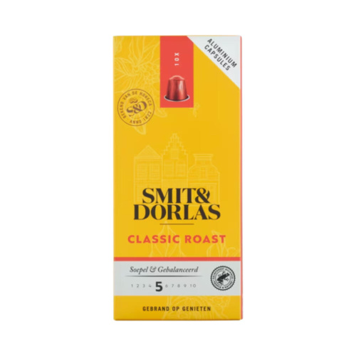 SMIT&DORLAS Classic Roast Capsules Nespresso Compatible 10 stuks