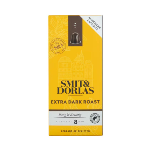SMIT&DORLAS Extra Dark Roast Capsules Nespresso Compatible 10 stuks