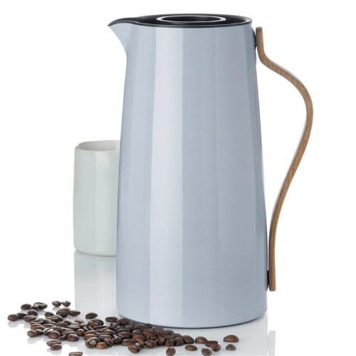 Stelton Emma Thermoskan voor koffie 1,2L Blauw Grijs