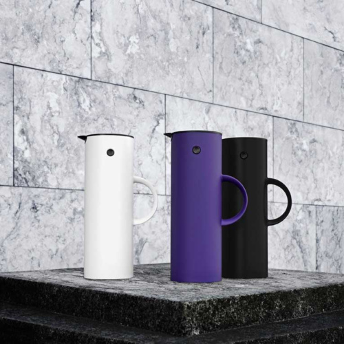 Stelton Thermoskan 1L Mat Zwart