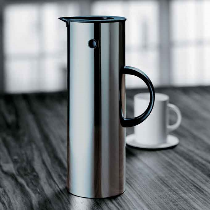 Stelton Thermoskan 1L RVS